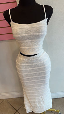 On vacay skirt set