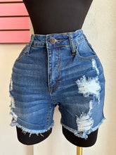 Denim shorts