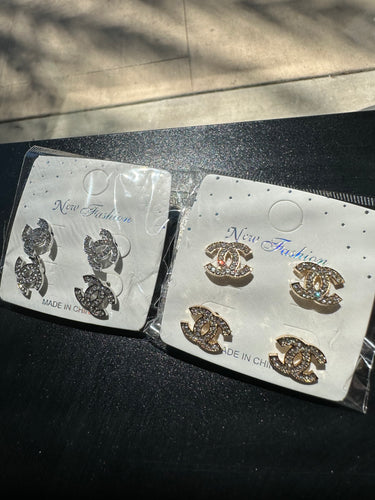 CC earrings
