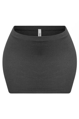Black double layered skirt