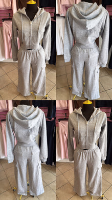 Heather grey set