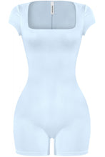 Baby blue double layered romper