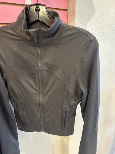 Bbl zip up jacket dark grey