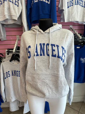 Los Angeles Hoodie light grey