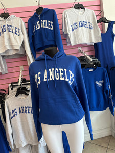 Los Angeles hoodie royal blue