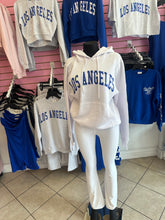 Los Angeles hoodie white