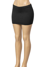 Black double layered skirt