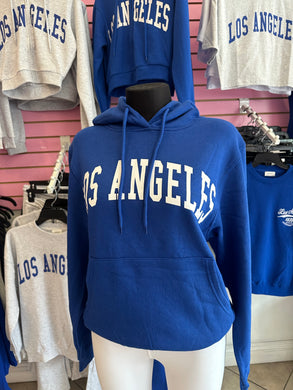 Los Angeles hoodie royal blue