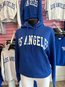 Los Angeles hoodie royal blue