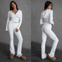 Nat knitted zip up set