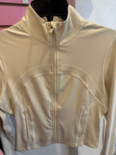 Bbl zip up jacket vanilla