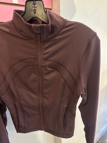 Bbl zip up jacket brown